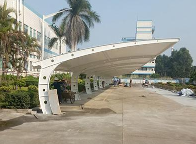 合肥膜結(jié)構(gòu)車棚如何建造？